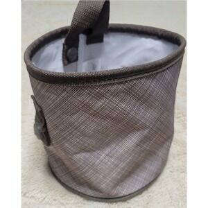 Thirty-One Oh-Snap Bin Taupe Cross Pop Retired‎ New